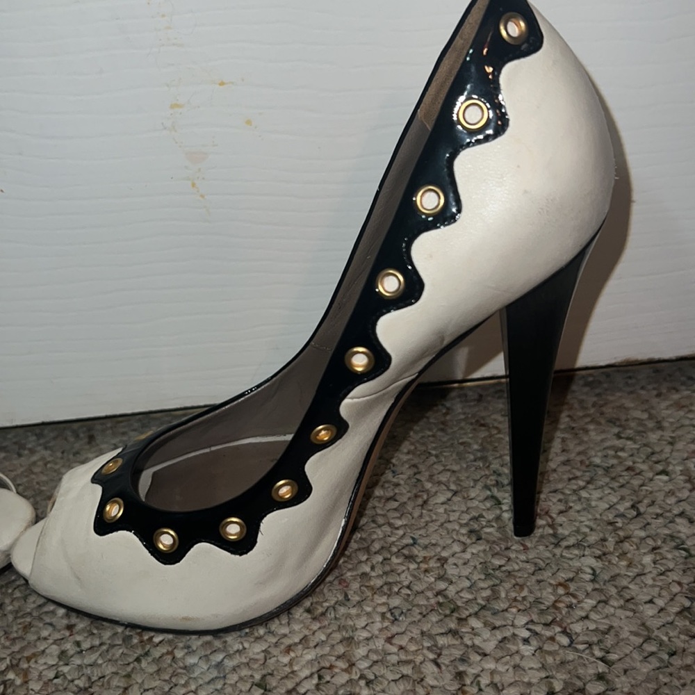 Versace Peep-Toe Pumps - Picture 8 of 11